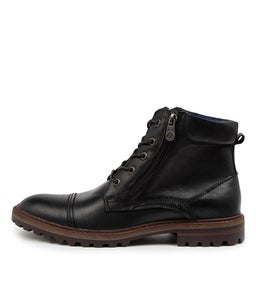 GASP CF BLACK LEATHER