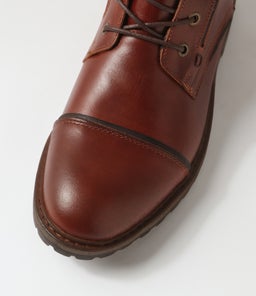 GASP CF COGNAC PULL UP LEATHER