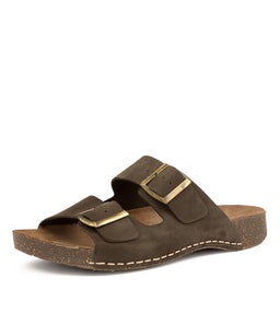 OISTER CF DK OLIVE NUBUCK
