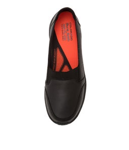 MASHINGS CF BLACK BLACK SOLE TUMBLED LEATHER