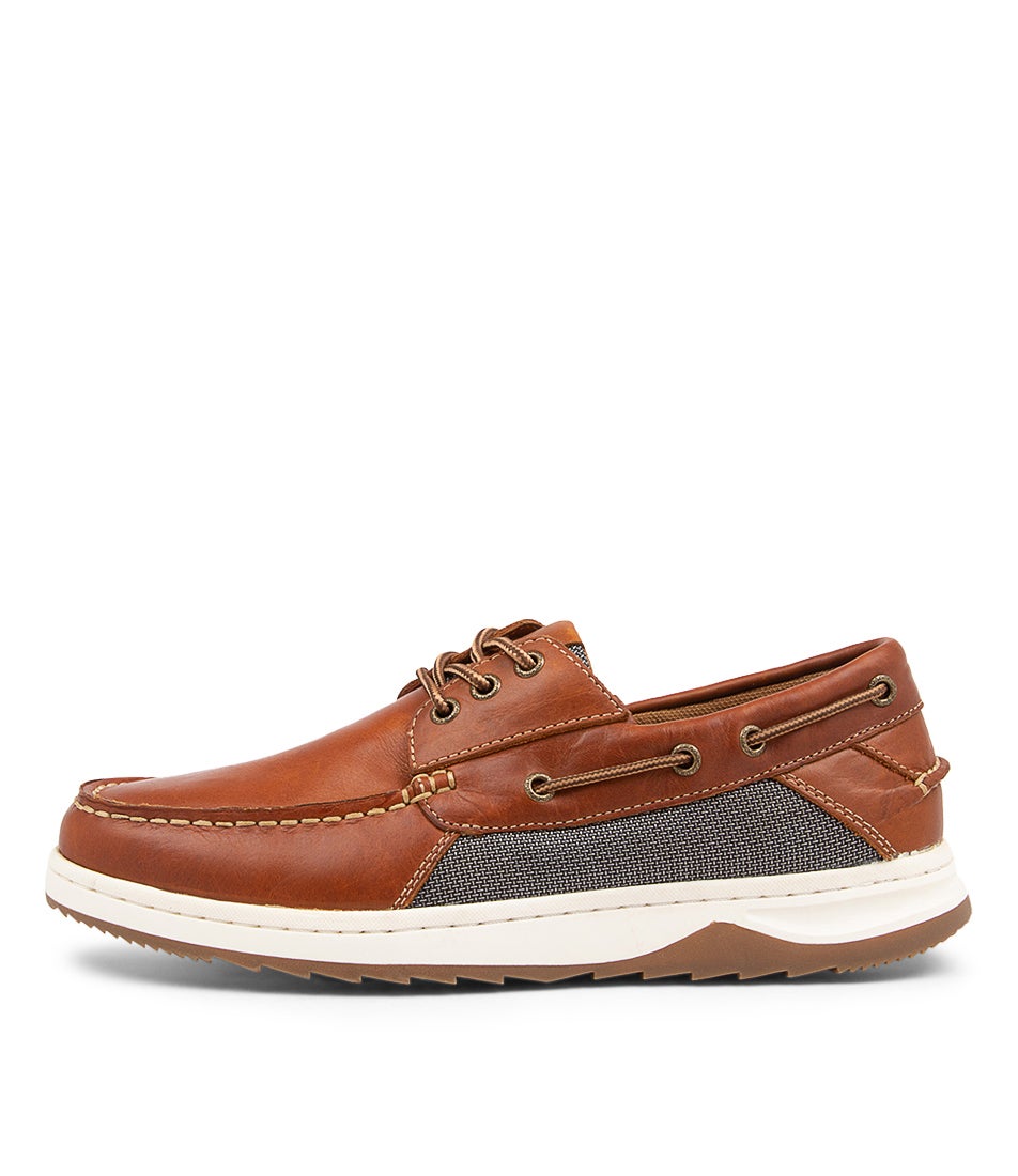 Gull Tan Leather Boat Shoes