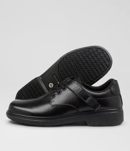 ROAR SNR E ZIP CF BLACK LEATHER