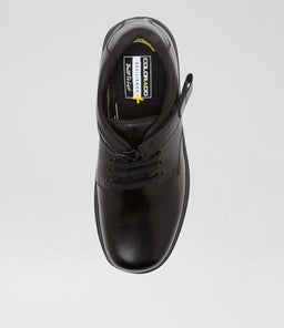 ROAR SNR E ZIP CF BLACK LEATHER