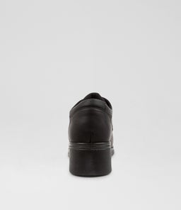 TINA SNR CF MATTE BLACK LEATHER