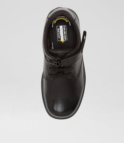 ROAR JNR E ZIP CF BLACK LEATHER
