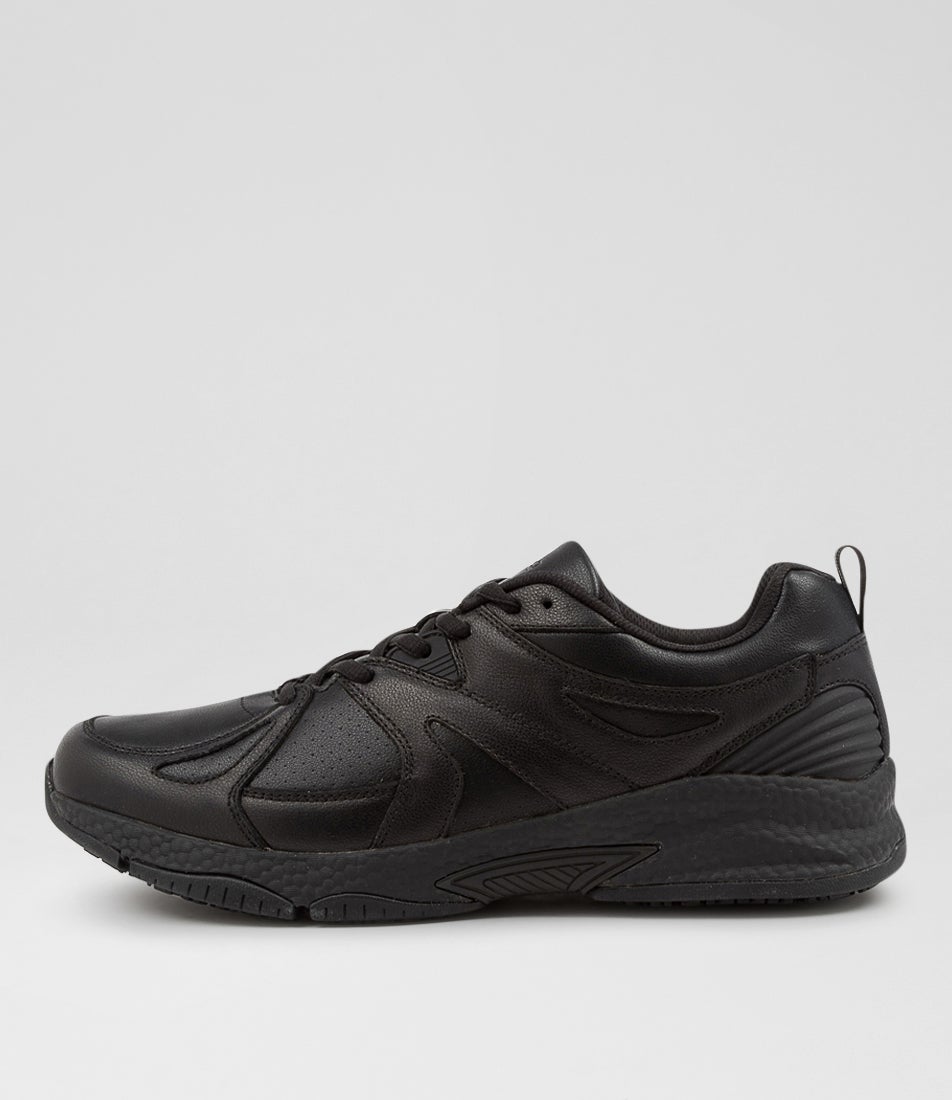 Tempo Senior E Nm Black Leather Sneakers Tempo Senior E Nm Black Leather Sneakers