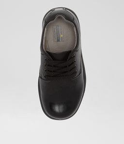 REACT2 JNR E S CF BLACK LEATHER