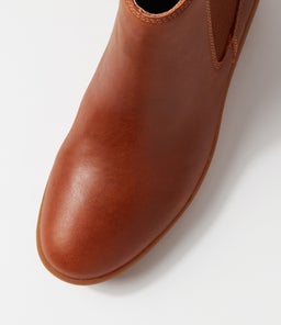 BLINKIE CF DK TAN GUM SOLE LEATHER