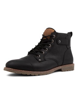 BRONX CF BLACK CRAZYHORSE LEATHER