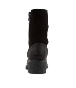 KARRS CF BLACK LEATHER SUEDE