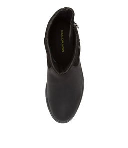 KARRS CF BLACK LEATHER SUEDE