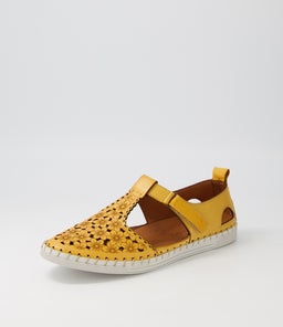 VARISH CF YELLOW LEATHER