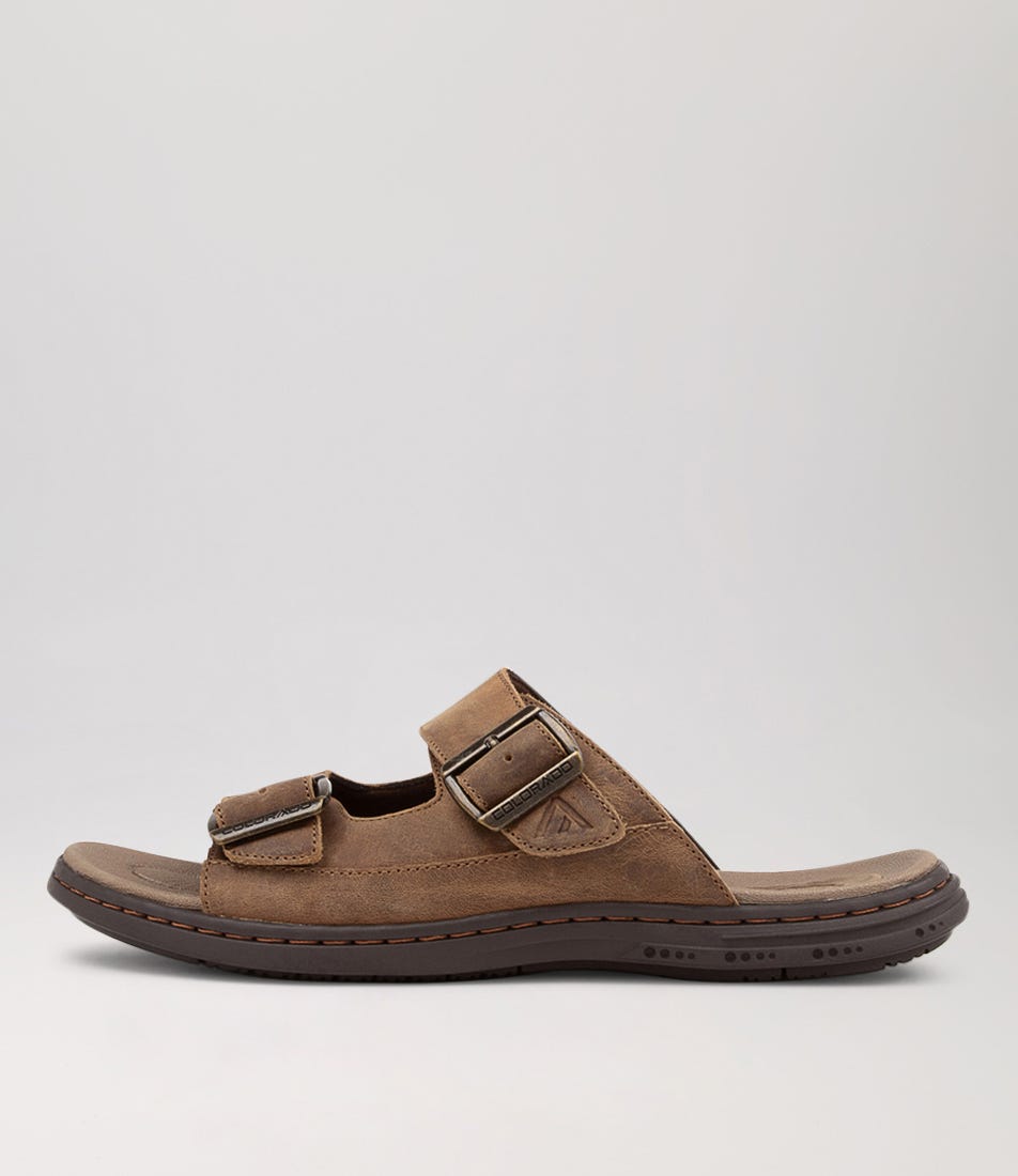 crazy horse tobacco Veg-Tanned Cowhide tanned leather upper Crazy Horse Tobacco Brown Stravon