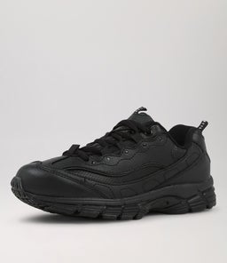SAGE JNR E LACE LOL CF BLACK LEATHER