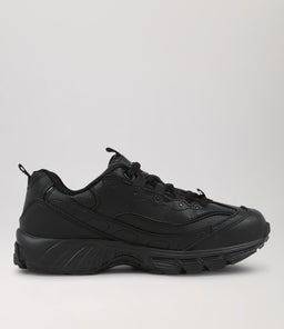 SAGE JNR E LACE LOL CF BLACK LEATHER