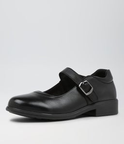 MAZY SNR E CF BLACK LEATHER