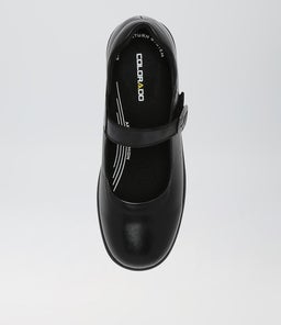 MAZY SNR E CF BLACK LEATHER