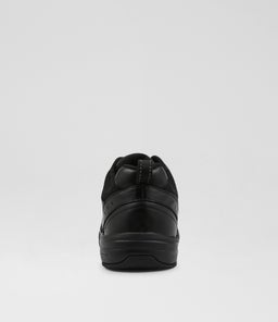 HYPE SNR E LACE CF BLACK LEATHER