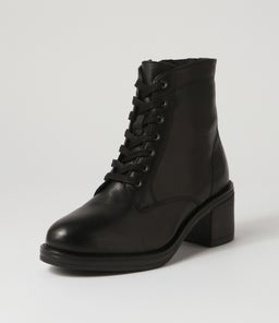AWAX CF BLACK BLACK HEEL LEATHER