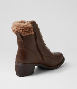 DARINGS CF BROWN LEATHER FUR
