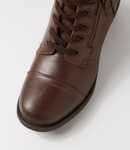 DARINGS CF BROWN LEATHER FUR