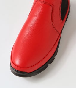 ALIZA CF RED LEATHER