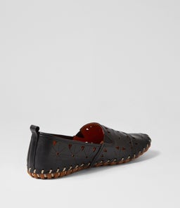 NANCING CF BLACK LEATHER