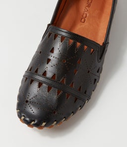 NANCING CF BLACK LEATHER