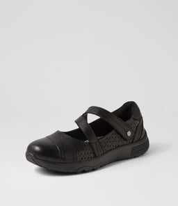 DOTTIE CF BLACK LEATHER