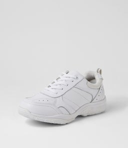 HYPE JNR LACE E CF WHITE LEATHER