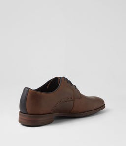VALDE CF DARK BROWN PULL UP LEATHER