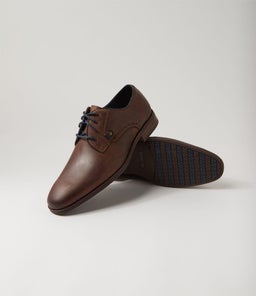 VALDE CF DARK BROWN PULL UP LEATHER