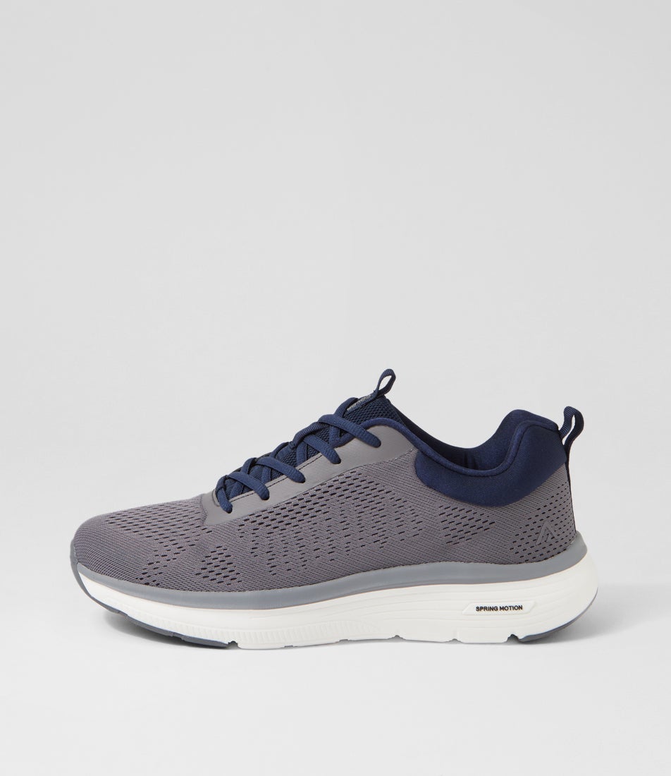 Bennett Grey Mesh Lace Up Sneakers Bennett Grey Mesh Lace Up Sneakers