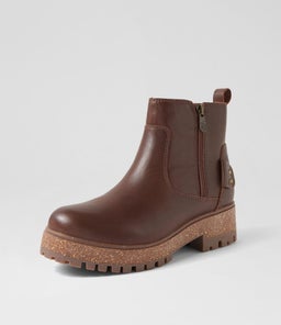TIDE CF CHOCOLATE PULL UP LEATHER