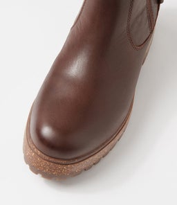 TIDE CF CHOCOLATE PULL UP LEATHER