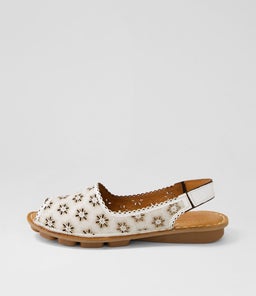 NELMA CF WHITE LEATHER
