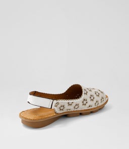 NELMA CF WHITE LEATHER