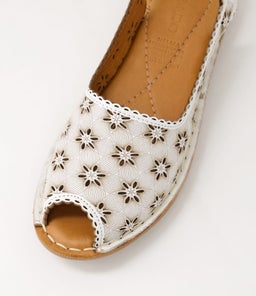 NELMA CF WHITE LEATHER