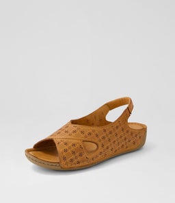 ZAINA CF TAN LEATHER