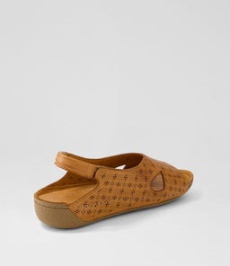 ZAINA CF TAN LEATHER