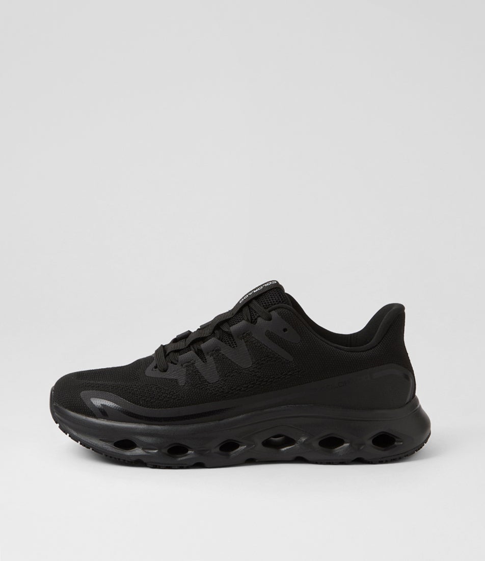 Flow Black Mesh Sneakers