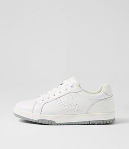 KICKERS CF WHITE LEATHER