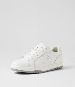 KICKERS CF WHITE LEATHER