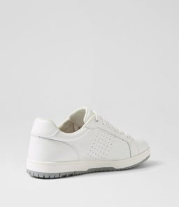KICKERS CF WHITE LEATHER