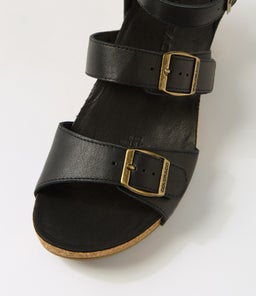 JEMMA CF BLACK LEATHER
