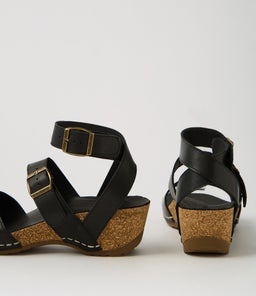JEMMA CF BLACK LEATHER