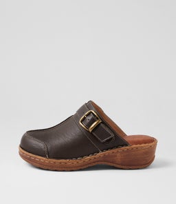 Nyla Chocolate Leather Heels Nyla Chocolate Leather Heels