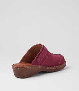 NYLA CF CRANBERRY NUBUCK