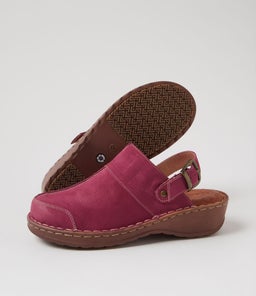 NYLA CF CRANBERRY NUBUCK