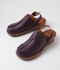 NYLA CF PLUM LEATHER